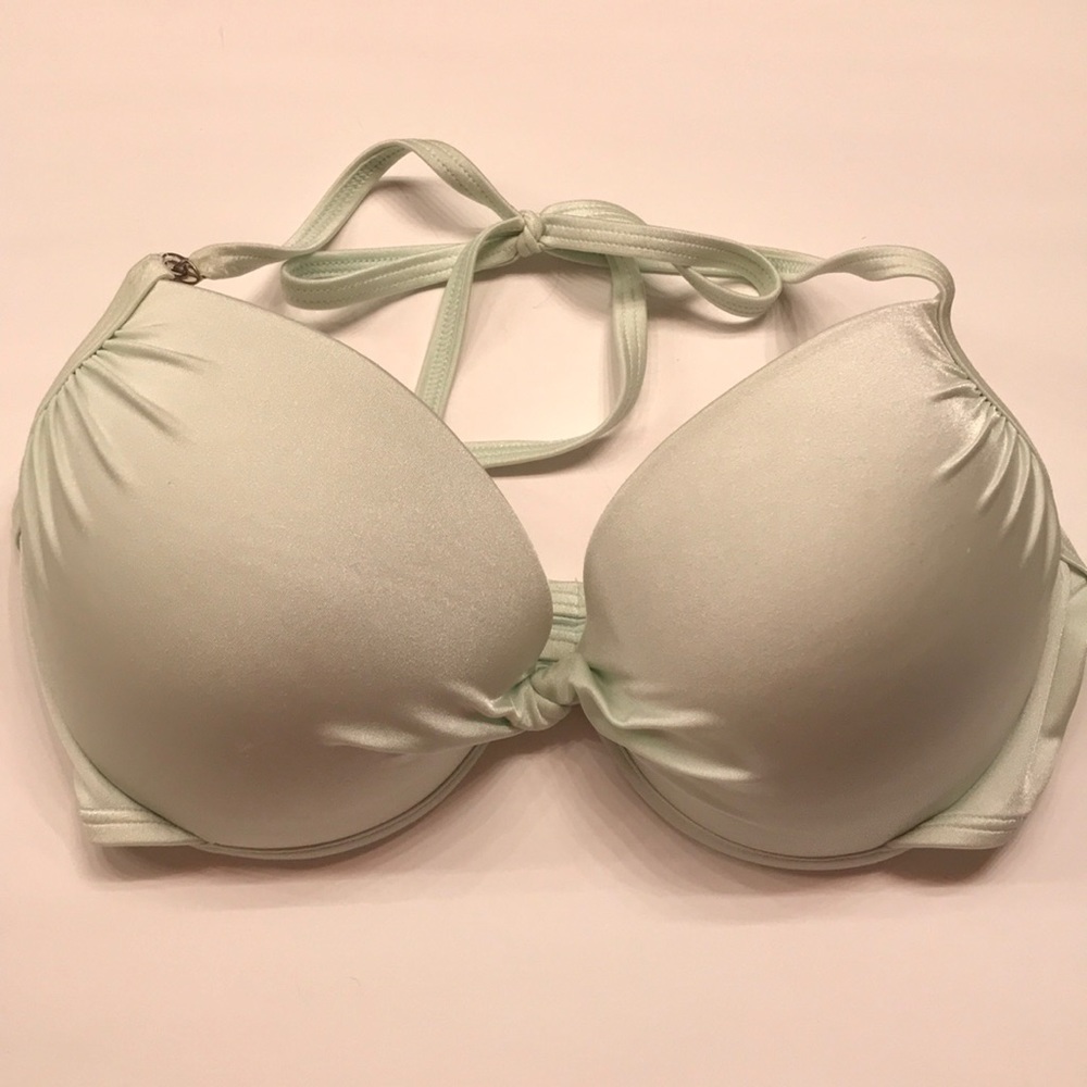 Light mint green VS bikini top 34DD